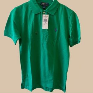 Polo Ralph Lauren boys size Medium (10-12) green polo shirt